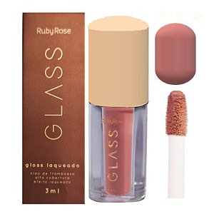 Ruby Rose - Lip Gloss Laqueado Glass BG03 HB577 - UNIT
