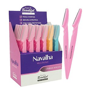 Face Beautiful - Navalha Multiuso - Kit C/36 Und