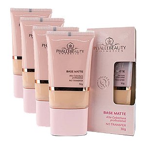 Phallebeauty - Base Matte Alta Cobertura PH0588 Cor 3 - 06 UND