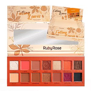 Ruby Rose - Paleta de Sombras Falling Leaves HBF539 - 12 UND