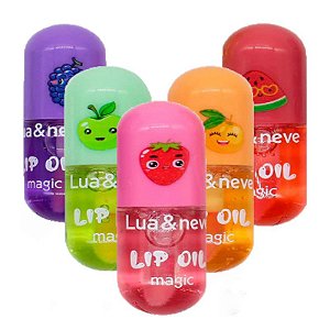 Lua e Neve - Lip Oil Magic Frutas LN01038 - Kit C/06 UND