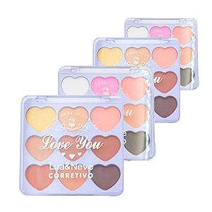 Lua e Neve - Paleta de Corretivo Love You LN02402 - 06 UND