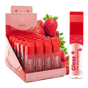 Jasmyne - Lip Gloss Meu Moranguinho JS03066 - Box C/24 UND