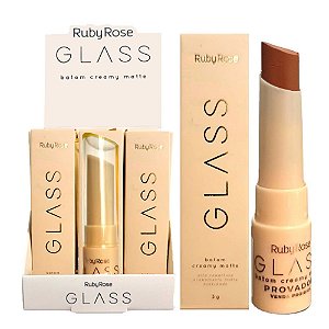 Ruby Rose - Batom Creamy Matte Glass HBF567 GL03 - 12 UND