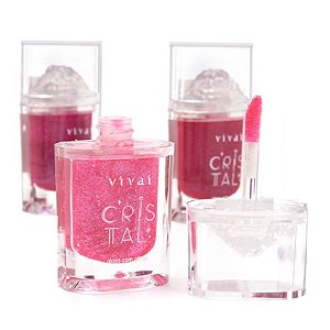 Vivai - Lip Gloss Cristal Glitter 3214 - Kit C/06 UND