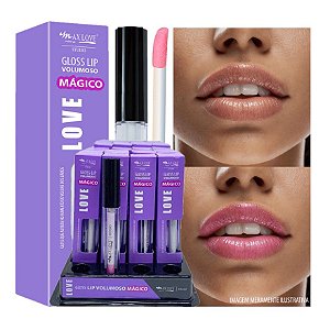 Max Love - Lip Gloss Volumoso Magico - 32 Unid e Prov