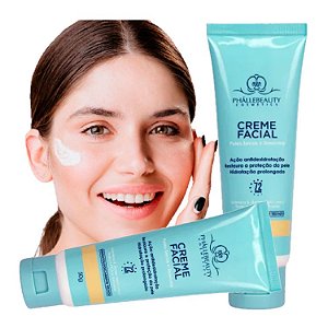 Phallebeauty - Creme Facial Peles Secas e Sensíveis 72hr