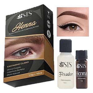 Isis - Henna Para Sobrancelhas Castanho Claro