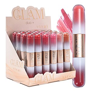 Vivai - Duo Batom + Gloss Glam 6 Tons - 3258 - 24 Und