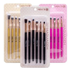 Meily's - Kit 6 Pinceis para Maquiagem MKP-178 - 4 Kits