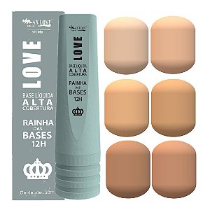 Max Love - Rainha das Bases 12h 600 a 605 - Kit c/ 6 Und