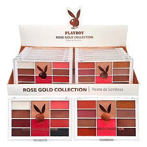 Playboy - Paleta de Sombra Rose Gold HB102985 - 12 Und