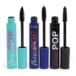 Febella - Mascara de Cilios Prova Dagua Pop MA3043 Sortidos - 4Und