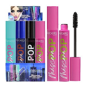 Febella - Mascara de Cilios Prova Dagua Pop MA3043 Stds - 12 Und