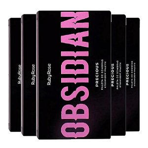 Ruby Rose - Paleta de Sombras Obsidian Precious HB2601 - 6Un