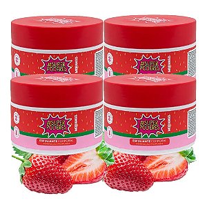 Super Poderes - Esfoliante Corporal Morango - 6 Und