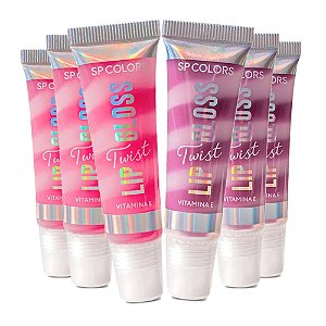 SP Colors - Lip Gloss Twist Vitamina E SP278 - 6 Und