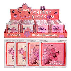 SP Colors - Blush e Iluminador Cherry Blossom SP332 - 24 Und