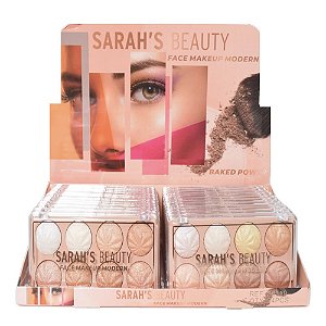 Sarah's - Paleta de Iluminador S6319 B - 24 Und