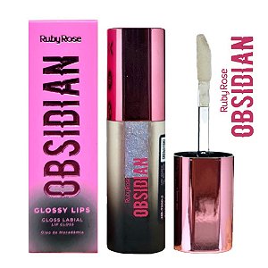 Ruby Rose - Gloss Labial Glossy Lips Obsidian - Moonstone