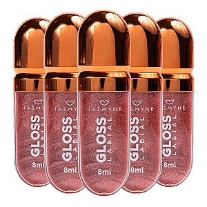Jasmyne - Gloss Labial Cor 7 JS011307 - 6 Und