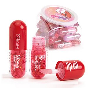 Febella - Lip Oil Efeito 3D BM40125 - 42 Und