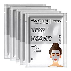 Max Love - Mascara Facial Peel Off Detox - 10 Und