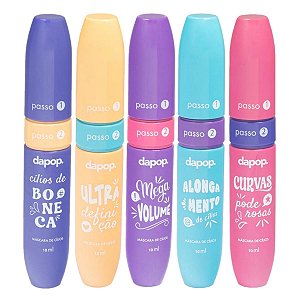 Dapop - Mascara de Cilios 2 em 1 MK1341 - 5 Und