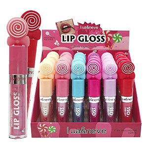 Lua e Neve - Lip Gloss Efeito Espelhado LN02280 - 24 Und