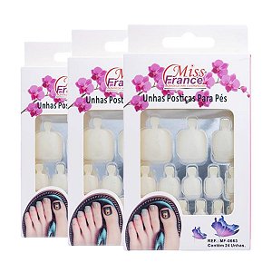 Miss France - Unhas Posticas Para Pes MF0663 - 12 Und