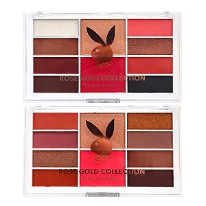 Playboy - Paleta de Sombra Rose Gold A e B HB102985 - 2 Und
