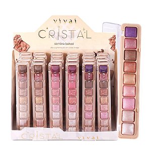 Vivai - Paleta de Sombras Baked Cristal 4109 - 24 Und