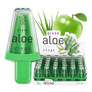 Vivai - Lip Gloss Maça Verde e Aloe Vera 3264 - 36 Und