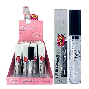 Super Poderes - Gloss Super Bocao N3 Incolor GSBSP - 24 Und
