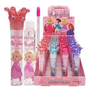 Lua e Neve - Lip Gloss 24K Gold Espelhado LN02434 - 24 Und
