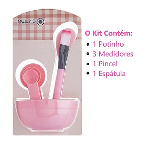 Meily's - Kit Skincare para Mascara Facial MAC347 ROSA