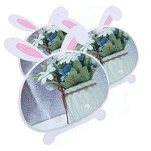 Hello Mini - Espelho para Mesa Coelho SH8829 - 3 Und