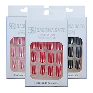 Sabrina Sato - Unhas Postiças Autocolantes SS3476 - 12 Und