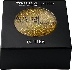 Max Love - Sombra Glitter  Cor 17 Dourada