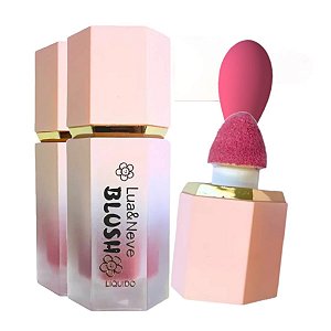 Lua e neve - Blush Liquido com Esponja Luxo LN02359 - Cor 1