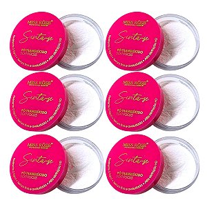 Miss Rose - Po Translucido HD Vegano Sinta-se MR082C - 6 Und