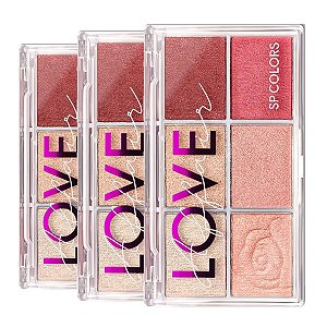 SP Colors - Iluminador e Blush Love Affair SP294 - 6 Und