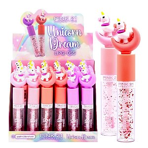 Pink 21 - Lip GLoss Unicorn Dream CS3747 - 24 Und