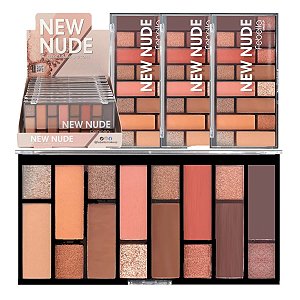 Febella - Paleta de Sombras Nude 16 Cores PSO30340 - 12 Und