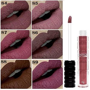 Max Love - Batom Líquido Matte Nude 12 Hrs Cores 84 a 89 - 48 Unid e Prov