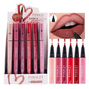 Pink 21 - Caneta Labial Contorno CS4949 - 24 Und