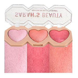 Sarah's - Paleta de Blush Coração Heart S6315 - COR A