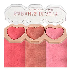 Sarah's - Paleta de Blush Coração Heart S6315 - COR B