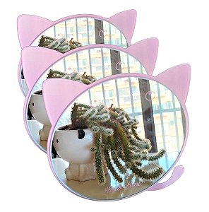 Hello Mini - Espelho de Mesa Gato SH8827 - 3 Und