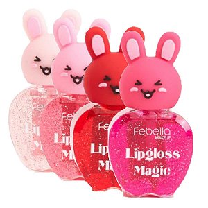 Febella - Lip Gloss Magico Coelho LG40530 - 4 Und